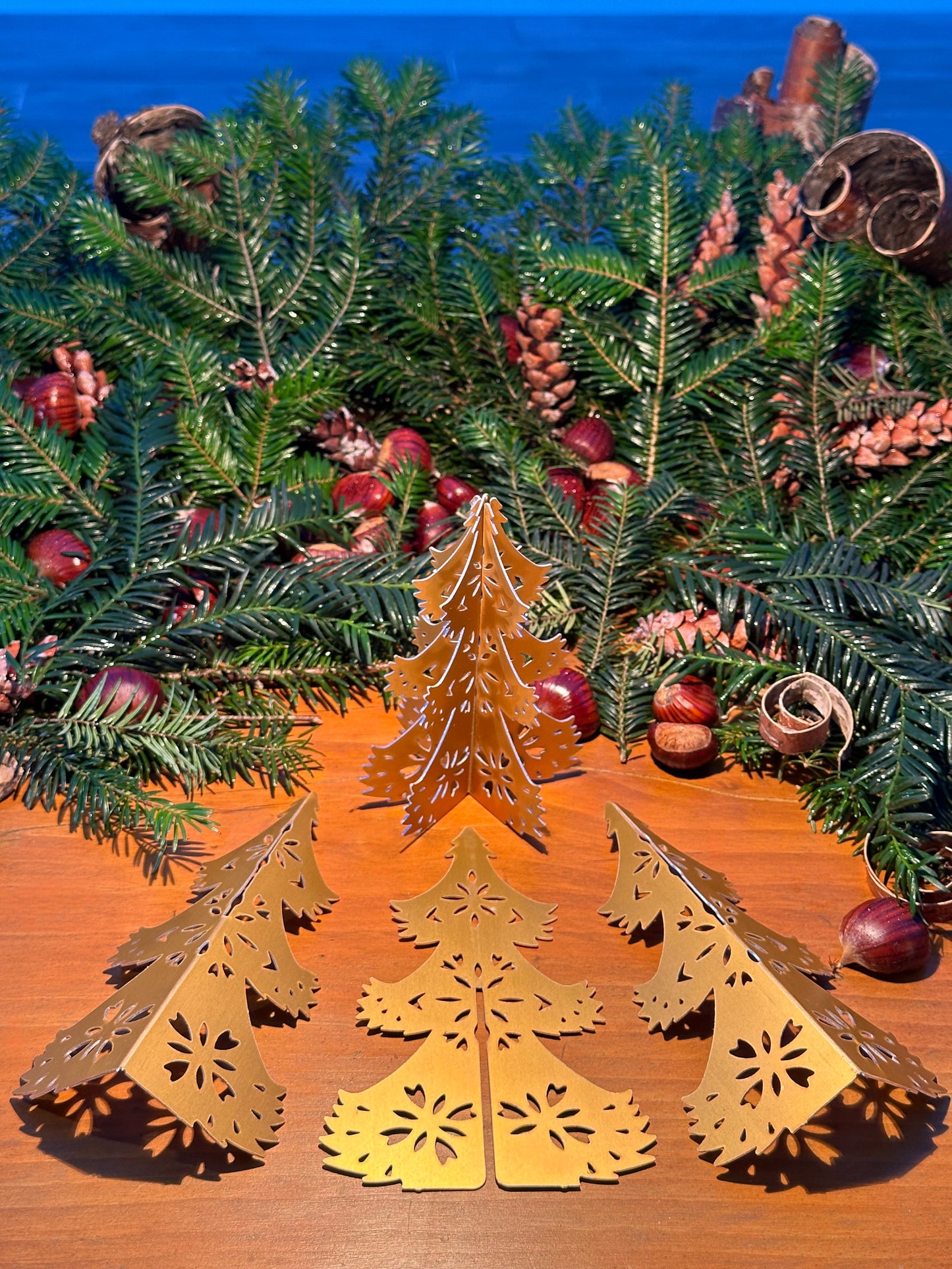 Golden Christmas Tree