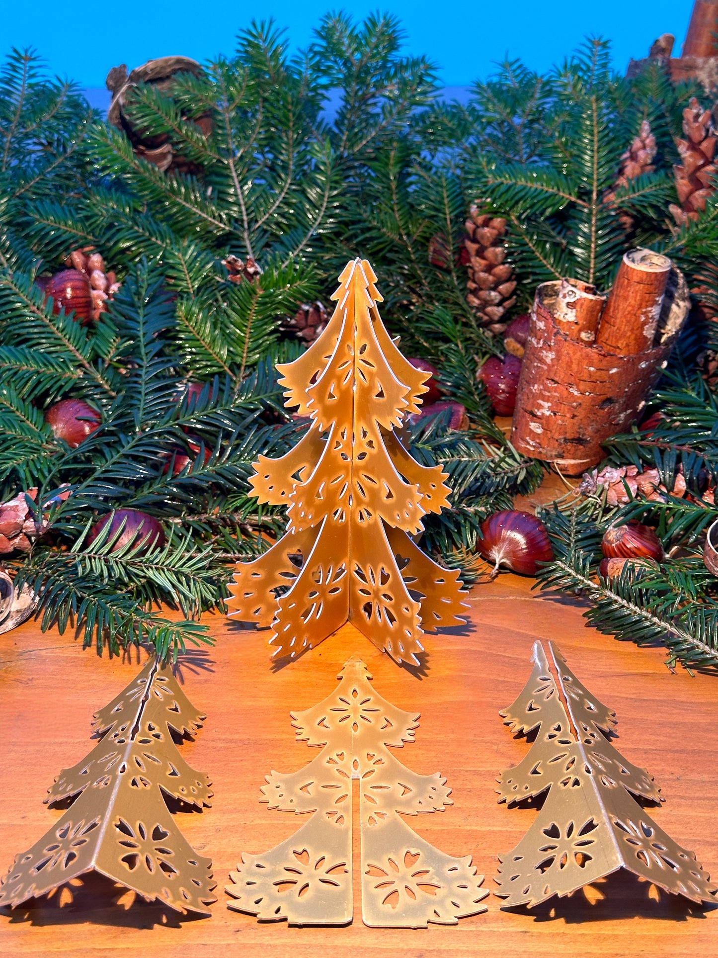 Golden Christmas Tree