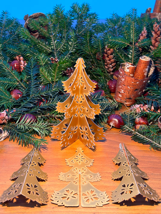 Golden Christmas Tree